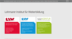 Desktop Screenshot of lohmarerinstitut.de