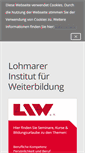 Mobile Screenshot of lohmarerinstitut.de